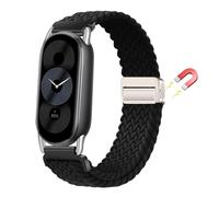 KoGiio Strap compatible with Xiaomi Smart Band 10/9 / 8 /Xiaomi Mi Band 10/9 / 8, Magnetic Adjustable Watch Band, Soft Nylon Braided Replacement Bracelet Strap Black