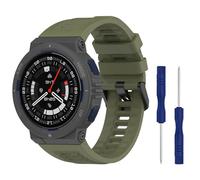 KoGiio Strap for Amazfit Active Edge, Silicone Breathable Sport Strap for Amazfit Active Edge - Green
