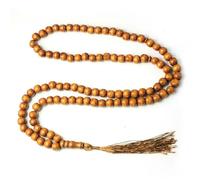 KOGMMYSEVP Cheap Islamic Rosary Prayer Beads Wooden 99 Beads Muslim Jewelry Hajj Worship Pilgrimage Traditional Rituals Ramadan [Brown,Islam]