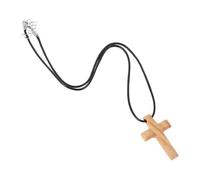 KOGMMYSEVP Hand Carved Pendant Necklace Unisex Christian Jewelry for Everyday Wear and Special Occasions Unique Spiritual for Baptism and Church