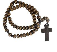 KOGMMYSEVP No Complaint Wholesale Cheap Wood Rosaries Rosary [Brown]