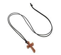 KOGMMYSEVP Wooden Pendant Christian Necklace Tiny for Men Women Religious Jewelry