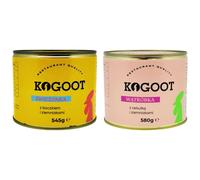 Kogoot Canned Food - Fried Fresh Pork 545 g, Liver 580 g