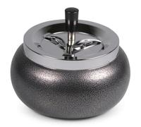 kogu Jumbo Slingshot Ashtray 17 cm (Chrome/Stone Varnish)