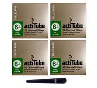 kogu Set with actiTube Extra Slim Activated Carbon Filter, 6 mm - Includes J Case (4x50 (200))