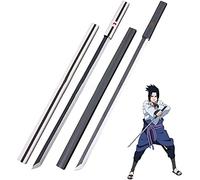 KOGUMA Naruto Anime Blade Foam Sword Model Sasuke Uchiha With Scabbard Black/White (White)
