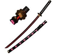 KOGUMA One Piece Roronoa Zoro Cosplay Wooden Swords Replica Props 100cm (Flower)