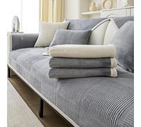 kogxscej Sofa Cover, Sofa Cover 1, 2, 3, 4 Seater, Non-Slip Couch for L Shape Sofa Protector, Chaise Longue, Corner Sofa, 2 Seater Slipcovers, Living Room Armchair, Dogs, Pets, Couch Cover