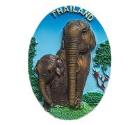 Koh Chang Thailand World Fridge Magnet 21D Resin Collection Travel Souvenir Tourist Gift Home and Kitchen Decoration Refrigerator Magnetic Sticker