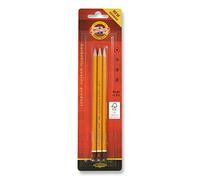 KOH-I-NOOR 1580 B FSC 100% Triangular Graphite Pencil (Pack of 3)