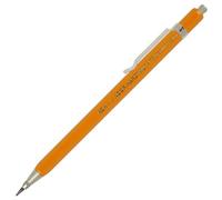 Koh-I-Noor Hardtmuth Mechanical Clutch Lead Holder Pencil 5201 2mm Metal Set of 2 Yellow
