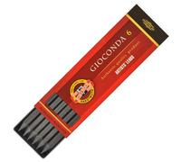 Koh-I-Noor 6 Gioconda 5.6 mm Graphite Leads. 4865/2B