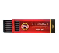 KOH-I-NOOR Drawing Chalks for 5.6mm Diameter 120mm Mechanical Pencil - Sepia Dark Brown