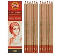 Koh-i-noor Gioconda - Russet Sepia. 12 Pencils. 8802