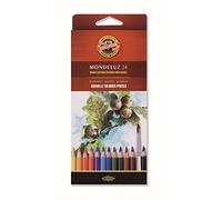 Koh-I-Noor 3718 Aquarell Coloured Pencils - Assorted Fruit Colours (Pack of 24)