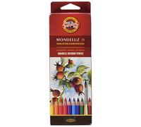KOH-I-NOOR Mondeluz Fruit Aquarell Coloured Pencils (Set of 18)