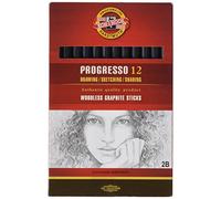 KOH-I-NOOR Progresso 2B Woodless Graphite Pencil (Box of 12)