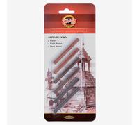 Koh-I-Noor : Set of 6 Drawing Blocks : Sepia Tones