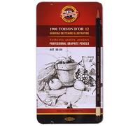 Graphite Pencil Set KOH-I-NOOR TOISON 8B-8H