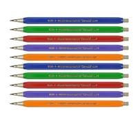 Koh-i-noor Versatil 10 Plastic Lead Holders, metal fittings, without Clip, with Sharpener 5211.