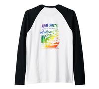 Koh Lanta Dive Adventure Andaman Coast Raglan Baseball Tee