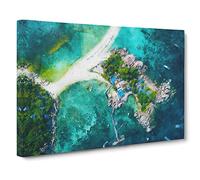 Koh Pha Ngan In Ko Tao Thailand Canvas Print | Gallery Wrapped 30mm Frame Wall Art | 30x20 inches | Ready to Hang | Modern Picture | Living Room Bedroom Lounge Office