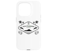 Koh Phangan Thailand Sea Turtle Palm Trees Island Souvenir Case for iPhone 15 Pro