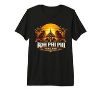 KOH Phi Phi Thailand Sunset Island Travel Design Premium T-Shirt