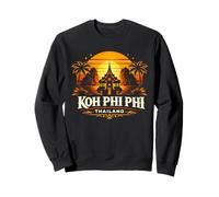 Koh Phi Phi Thailand Sunset Island Travel Design Sweatshirt