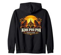 Koh Phi Phi Thailand Sunset Island Travel Design Zip Hoodie