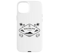 Koh Phi Pi Thailand Island Turtle Palm Trees Souvenir Case for iPhone 15 Plus