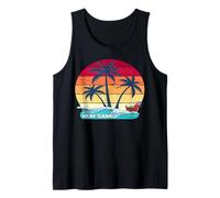 KOH Samui Palm Trees Sunset at The Beach Island in Thailand Tank Top