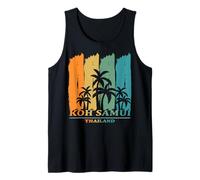 KOH Samui Thailand Palm Trees at the Beach Vacation Souvenir Tank Top