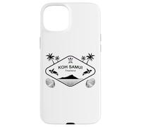 Koh Samui Thailand Sea Turtle Palm Trees Souvenir Case for iPhone 15 Plus