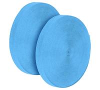 KOHAND 2 Roll Cotton Twill Tape, 10mm x 45m Bias Binding Tape, Herringbone Roll Tapes for Sewing Dressmaking, Craft, Knitting Apron, Blue