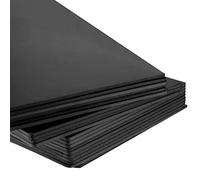 KOHAND 20 Pack A3 Black Foam Board, 5mm Foamboard Large Thick Polystyrene Foam Core Backing Board, Black Mat Board Center Poster Board for Photo Mount, Art Crafts, Wedding Project 420 x 297mm