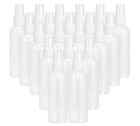 KOHAND 20 PCS 100 ML Clear Plastic Spray Bottles, Travel Size Refillable Spray Bottles With Caps, Empty Fine Mist Spray Bottles Refillable Containers for Liquid, Toner, Perfume, Essential Oil
