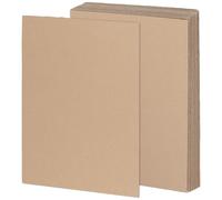 KOHAND 30 Pack A4 Corrugated Cardboard Sheets, 3mm Thick Kraft Board for Shipping, Mailing, Packaging, Modeling, Brown