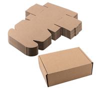 KOHAND 30 Pack Cardboard Shipping Boxes, 15 x 10 x 5cm Small Corrugated Cardboard Box, Brown Kraft Paper Postage Box for Mailing Business, Posting, Storing