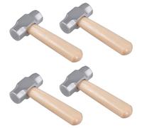 KOHAND 4 Pack Mini Sledge Hammer, Sledge Hammer with Wood Handle, 1 LB Crack Hammer for Metal Working and House Repairs
