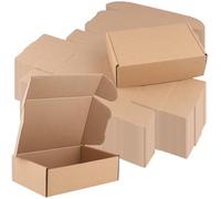 KOHAND 40 Pack Cardboard Shipping Boxes, 15 x 10 x 5cm Small Corrugated Mailing Boxes, Brown Packing Postage Box for Mailing Business, Posting, Storing