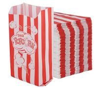 KOHAND 400 Pcs Popcorn Bags, Pop Corn Paper Bags, Movie Night Popcorn Bag for Snack Packs Sweets Treat Carnival Party Wedding, 21x9x6cm