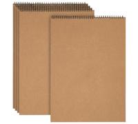 KOHAND 5 Pack A3 Sketchbook, 420 x 297mm Kraft Spiral Bound 30 Sheets/60 Pages Blank Paper Sketch Book for Sketching, Scrapbooking, Artist Painting