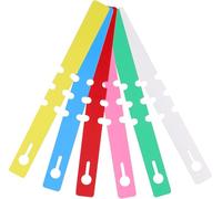 KOHAND 600 PCS 8x0.8 Inch 6 Colors Wrap Around Plastic Plant Labels, Adjustable Plastic Hanging Tree Tags, Waterproof Nursery Plant Tags for Garden