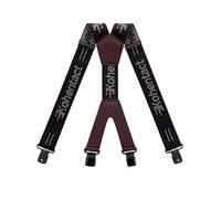 Kohentact Men’s Industrial Strength Suspenders 2-Inch Wide X-Back Heavy Duty Braces Strong Metal Clips, Elastic Adjustable