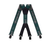 Kohentact Men’s Industrial Strength Suspenders 2-Inch Wide X-Back Heavy Duty Braces Strong Metal Clips, Elastic Adjustable