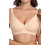 Kohentact Women's Wireless Seamless Bra Ultra-Soft Push Up Full Coverage Bralette Everyday Comfort & Support