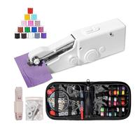 KOHISTANI Mini Sewing Machine,Handheld Portable Cordless Electric Machine for Quick Stitching,Suitable for Fabric Clothing Pet & Kids Clothes,DIY DIY Clothing,Home,Travel-Includes Sewing Kit