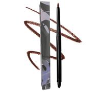 Kohl Eyeliner - Brown, 0.35g | 3-in-1 Brow Filler & Eye Pencil with In-Built Smudger | Extra Smooth, Blendable & Long-Wearing Matte Finish | Organic, Cruelty-Free & Vegan Eye Makeup