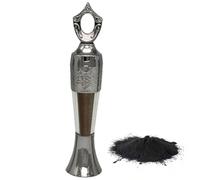 Kohl Powder Eyeliner, Handmade 100% Natural Liner in Powder Form Long-Lasting Arabic, Intense Color, Smudge-Proof Intense Color Waterproof Eyeliner For Eye Make-Up (brown)